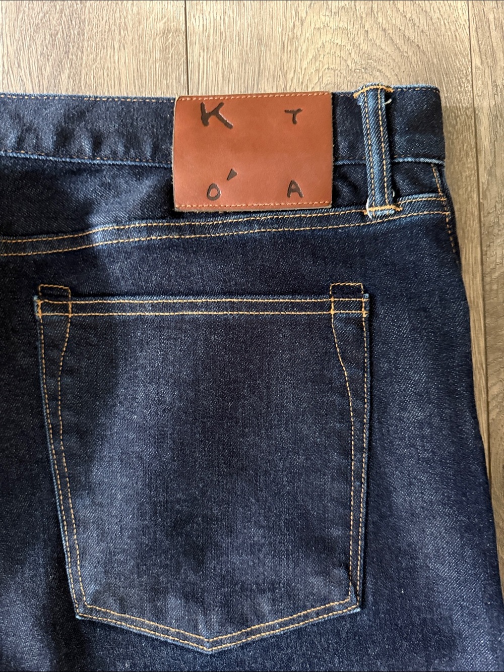 Dark blue jeans by Hiroshi Kato. - Picture 4 of 8